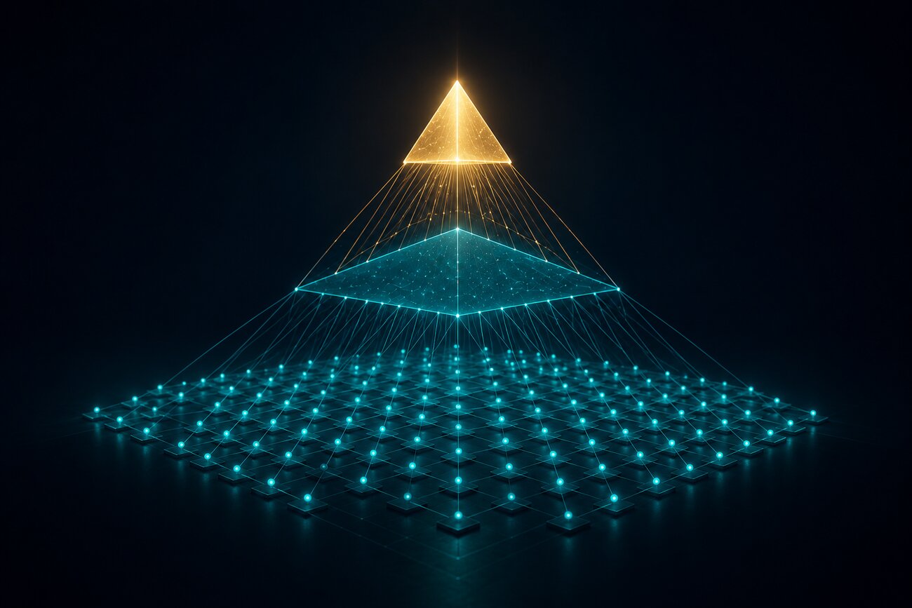 The virtual pyramid — keeping the AI workforce aligned to company goals