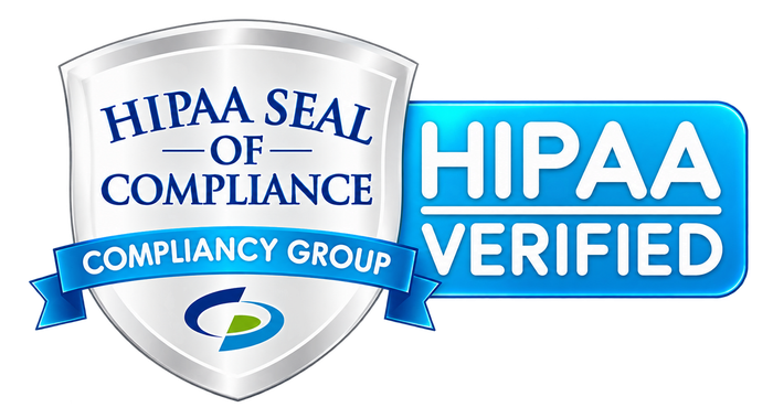 HIPAA Seal of Compliance — Compliancy Group verified