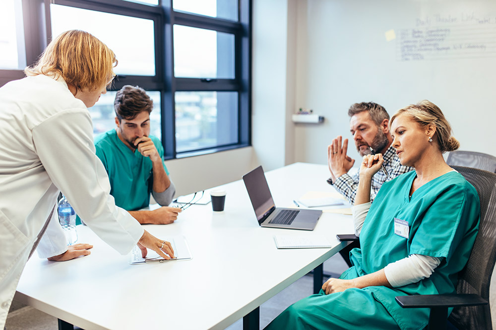 doctors in the office