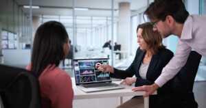 practice manager analyzing IT metrics