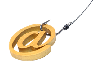 email phishing hook concept